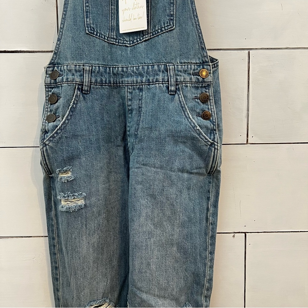 Show Me Your Mumu Oakland Overalls Vintage Indigo. New with tags. Size Small. - Picture 8 of 15